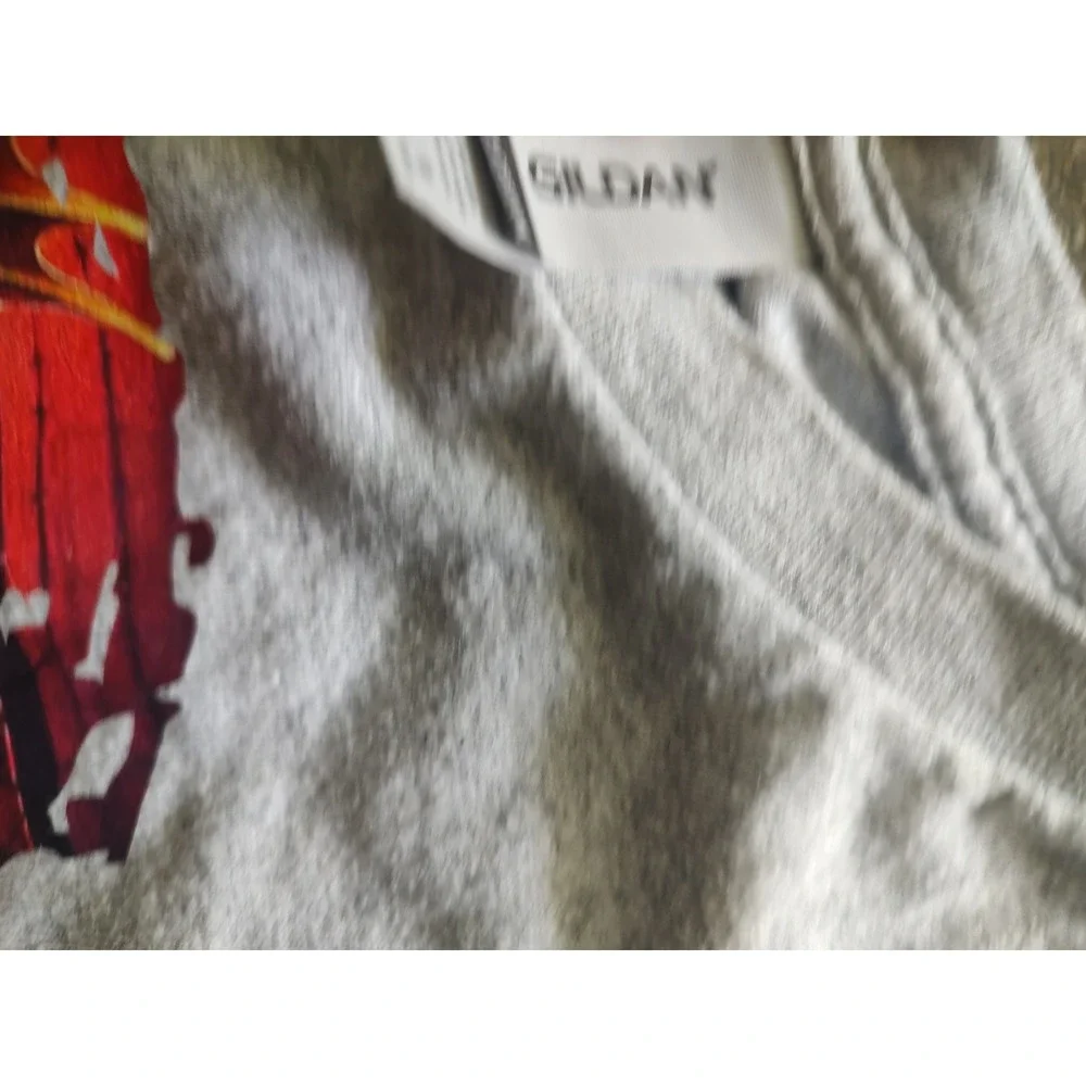 Gildan Kings of Grudge T-Shirt Kids M Gray Good Gorilla Graphic Racing Tee